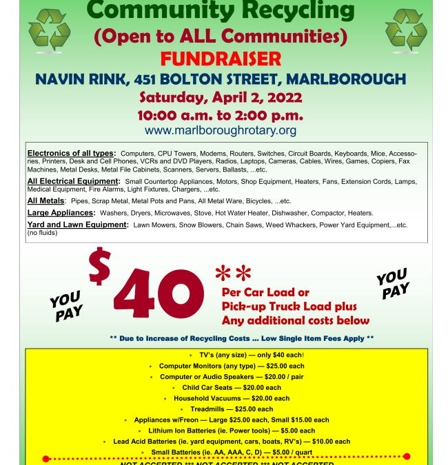 Community Recycling Event