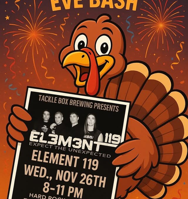 Thanksgiving Eve Bash @ Tackle Box